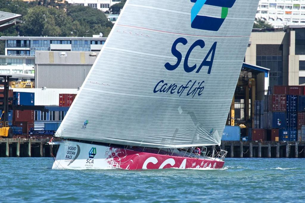 Team SCA - Volvo Ocean Race - In Port Race, Auckland © Richard Gladwell www.photosport.co.nz